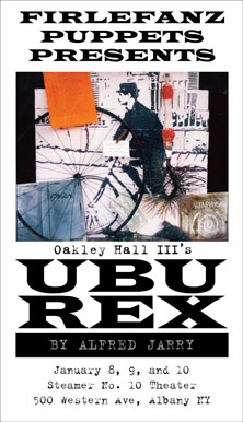 poster for the ubu rex play
